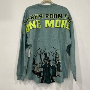 Disney HAUNTED MANSION Spirit Jersey Adult M Constance Hatbox Ghost Glow NEW